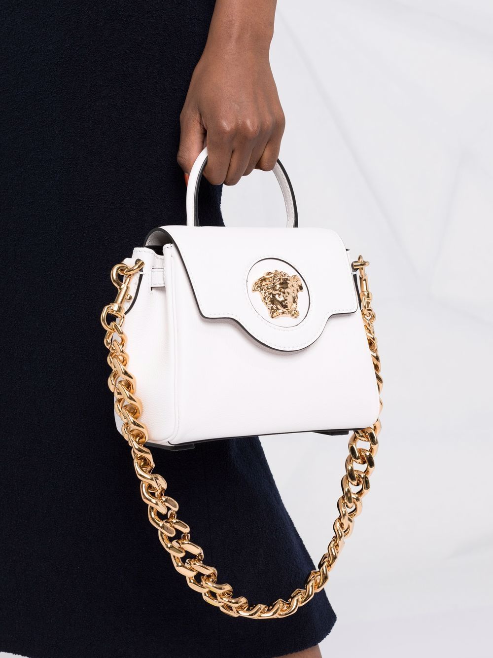 Versace small La Medusa top-handle bag