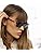 AIEYEZO Retro Rectangular Sunglasses for Women Fashion Square Sun Glasses Trendy Vintage Small Frame Shades
