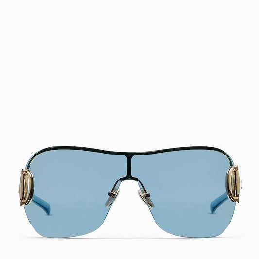 Frameless mask sunglasses