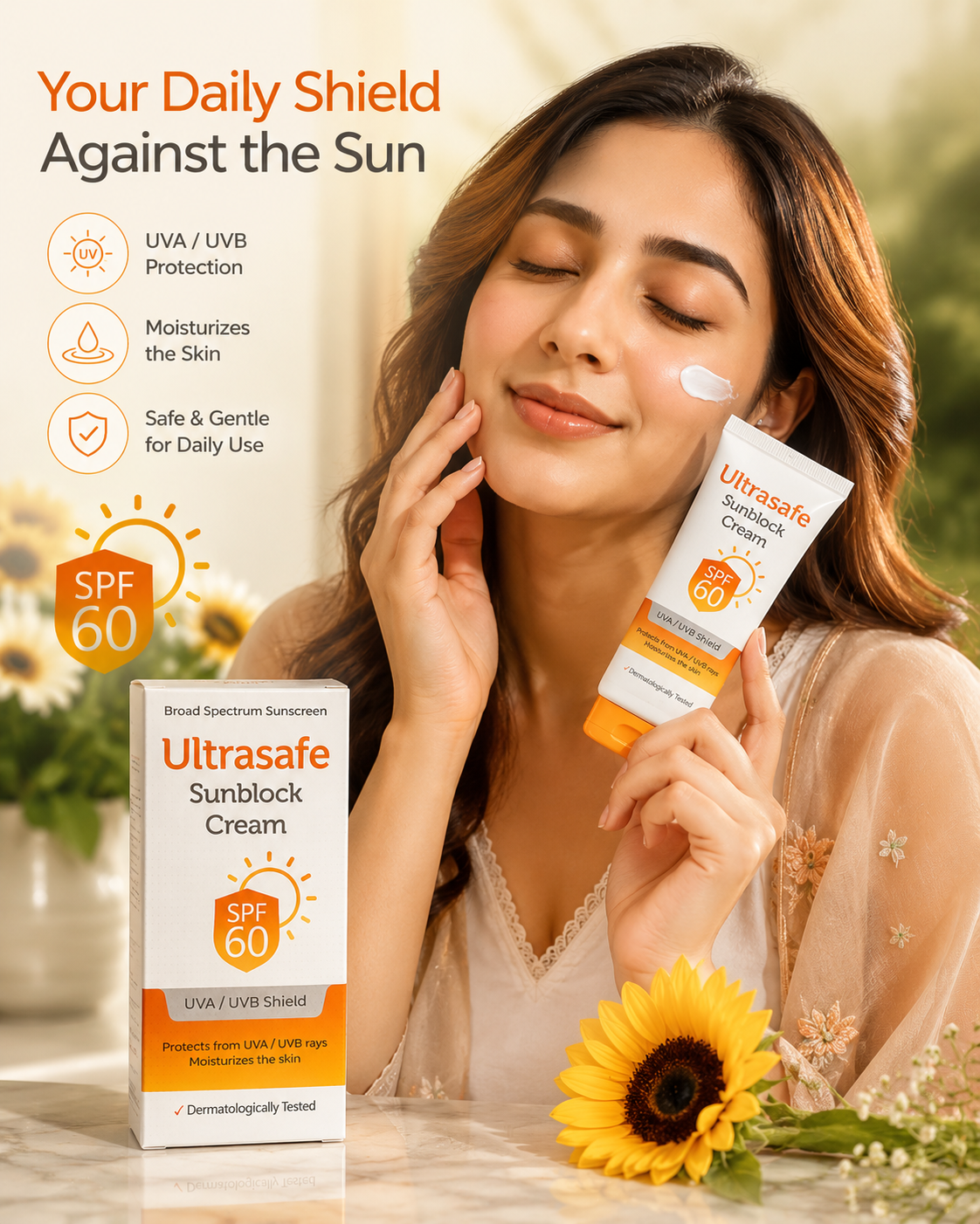 ☀️ Ultrasafe Sunblock Cream SPF 60