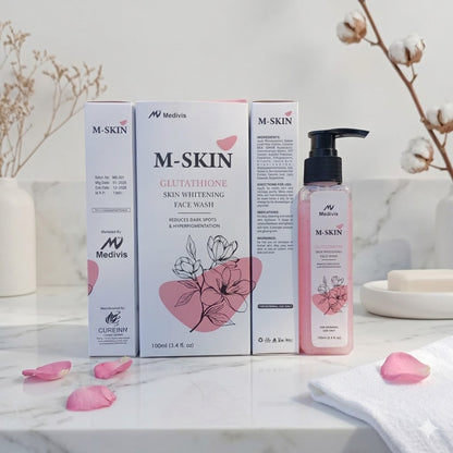 M-SKIN Glutathione Face Wash – Glow Starts Here ✨